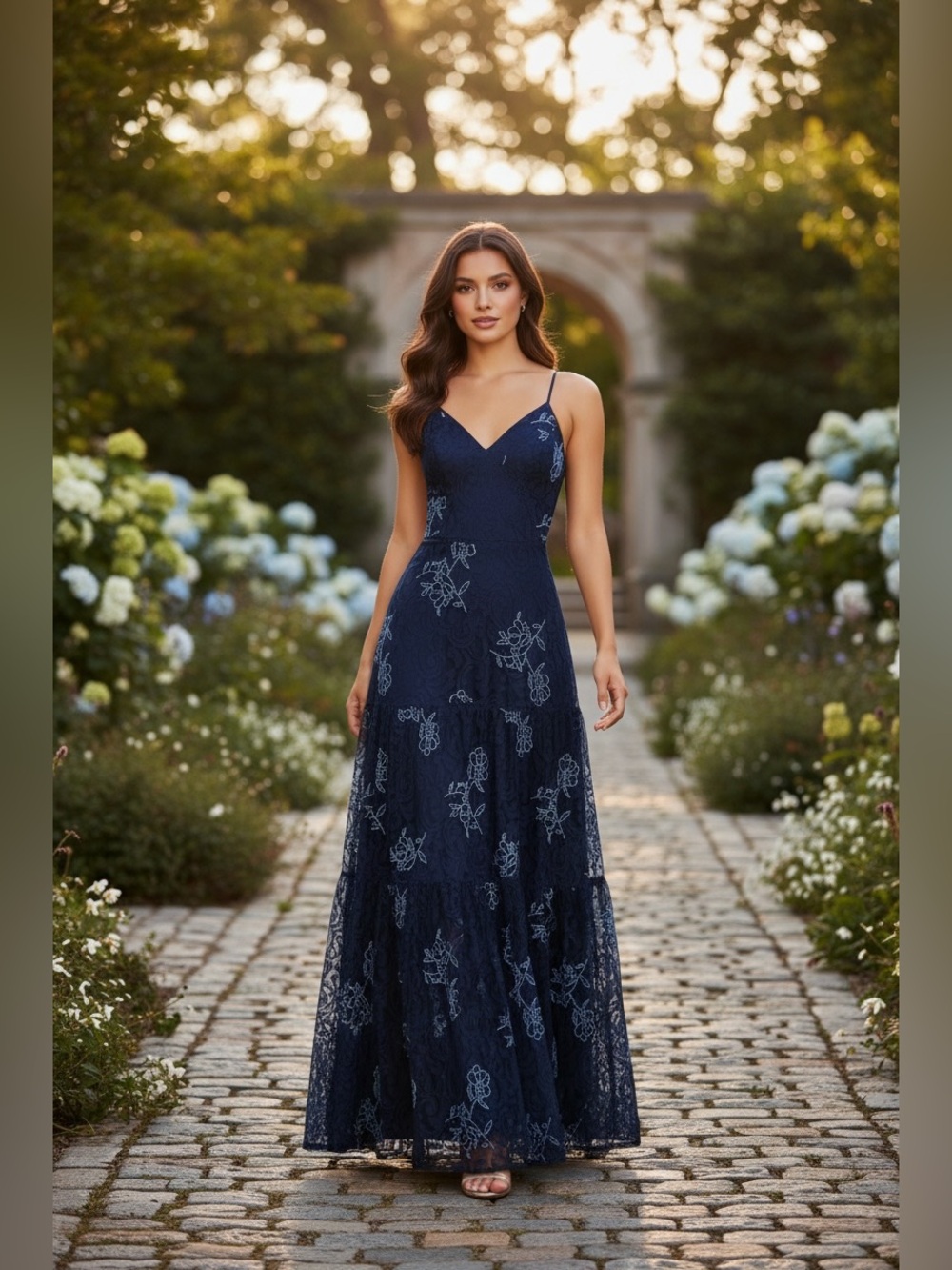 Dress the Population Tess Gown Sz M